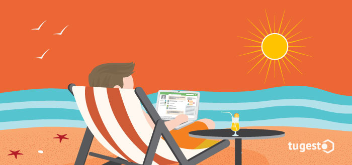 Autónomo gestiona tu negocio en vacaciones