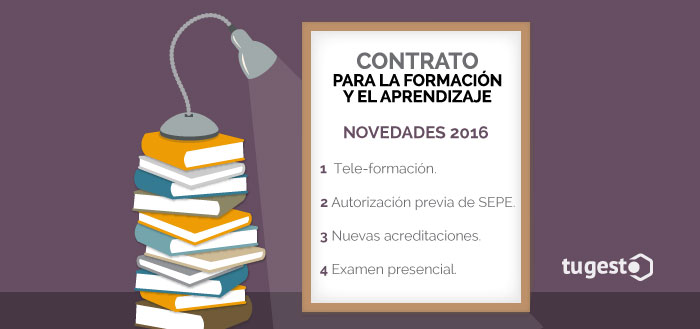 Lista de las novedades en el contrato para la formación y aprendizaje en 2016