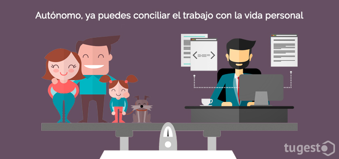 El autónomo puede solicitar una bonificación para conciliar su vida familiar y profesional