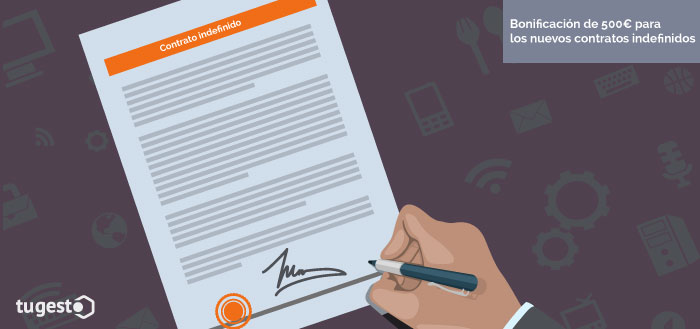 Firma contrato indefinido