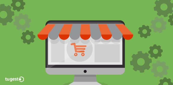 portada tienda online en el ordenador