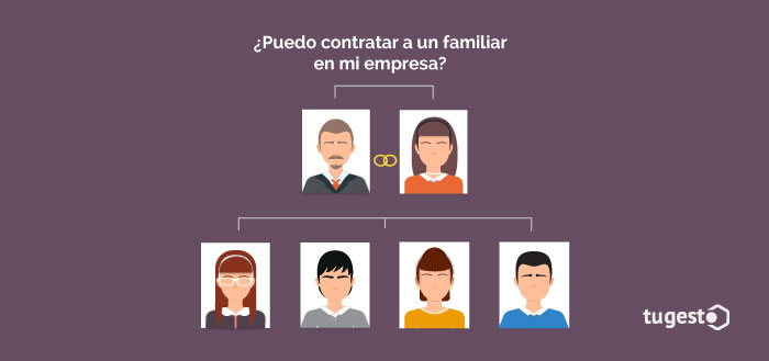 Familia que trabaja en una empresa