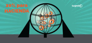 En este post resolvemos la cantidad de dinero que Hacienda se queda de cada premio obtenido en la loter铆a