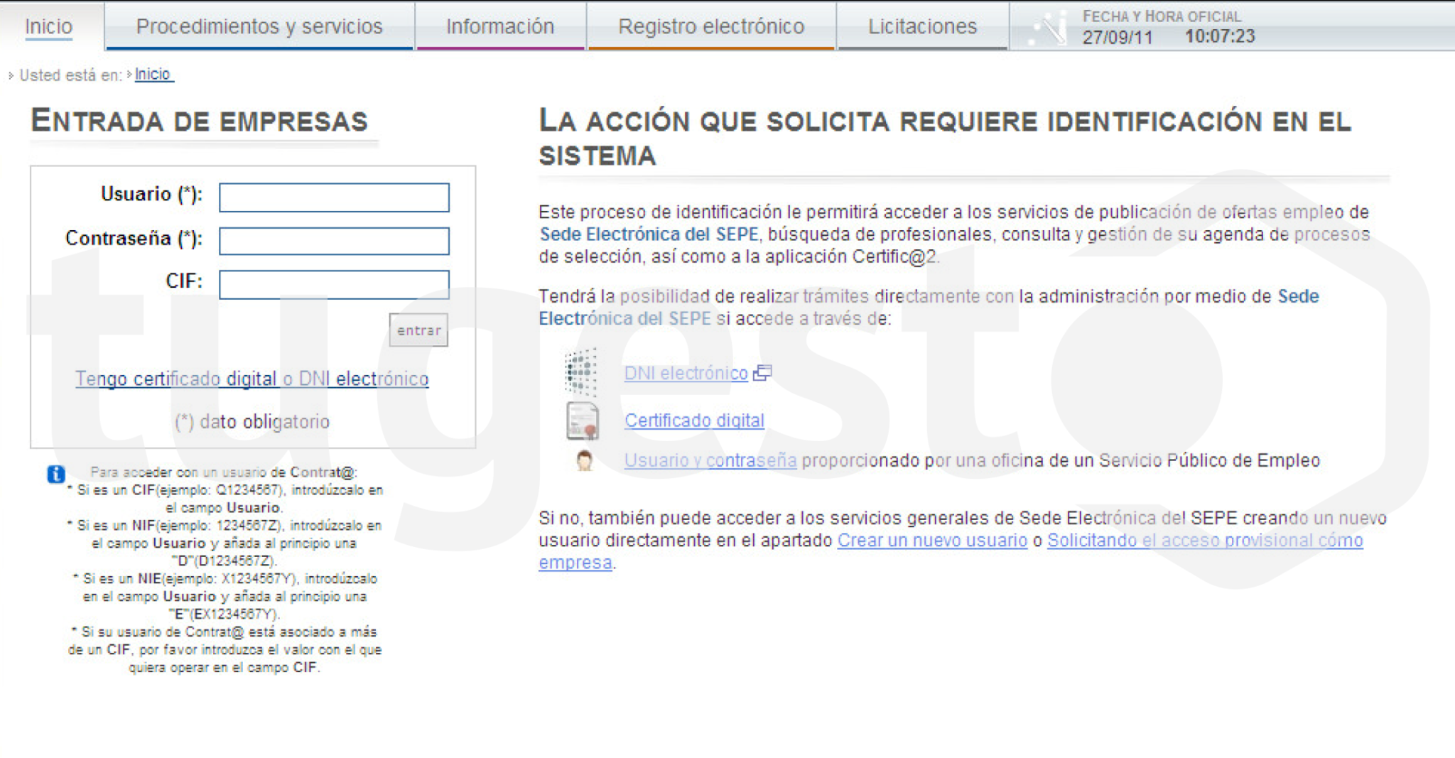 Cómo utilizar la aplicación Certific2 (SEPE) tugesto