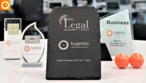 tugesto gana el premio a la startup legal más innovadora de año