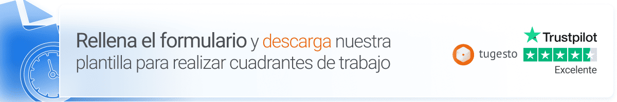 Banner de formulario de descarga de cuadrante de trabajo del blog