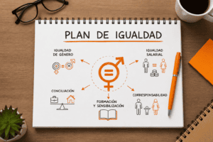 Equipo de recursos humanos elaborando el plan de igualdad de una empresa