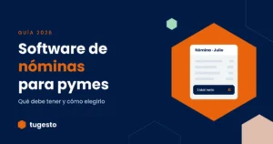 Panel de nóminas de tugesto mostrando el listado de empleados de una pyme"