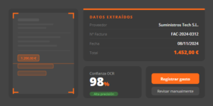 OCR facturación tugesto